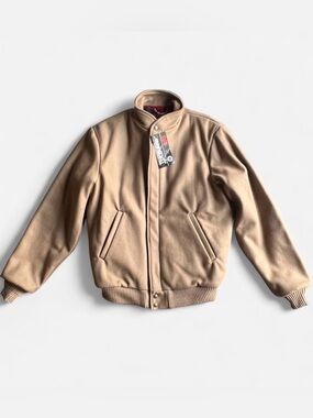 Vintage 80’s L.L. Bean Wool Harrington Bomber Jacket men’s M w/original tags!